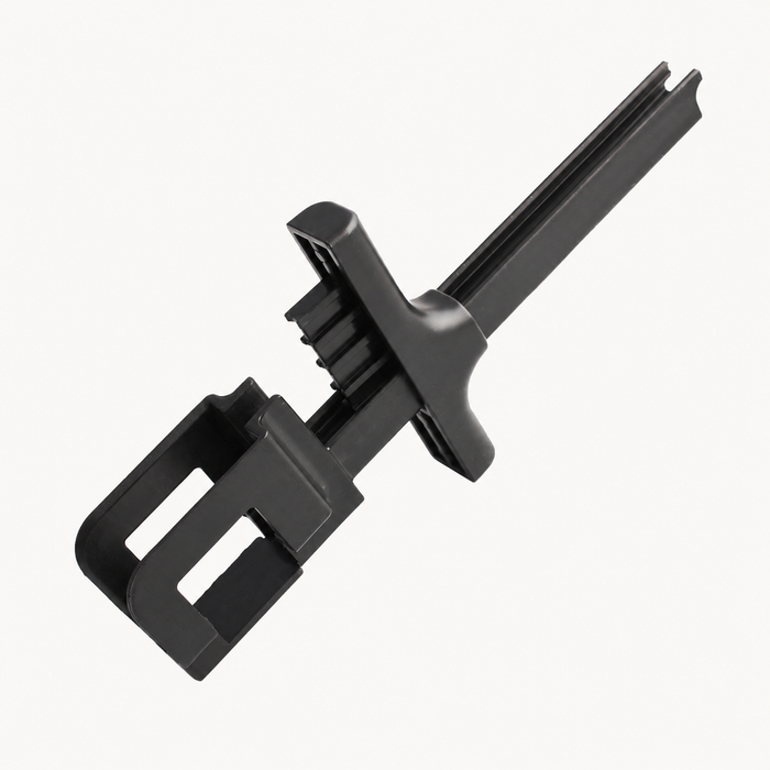 TacticPower Universal Rifle Magazine Loader – black polymer body, angled product view