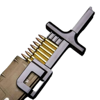 TacticPower Universal Rifle Magazine Loader – close-up of rounds being guided into rifle magazine with push-forward motion